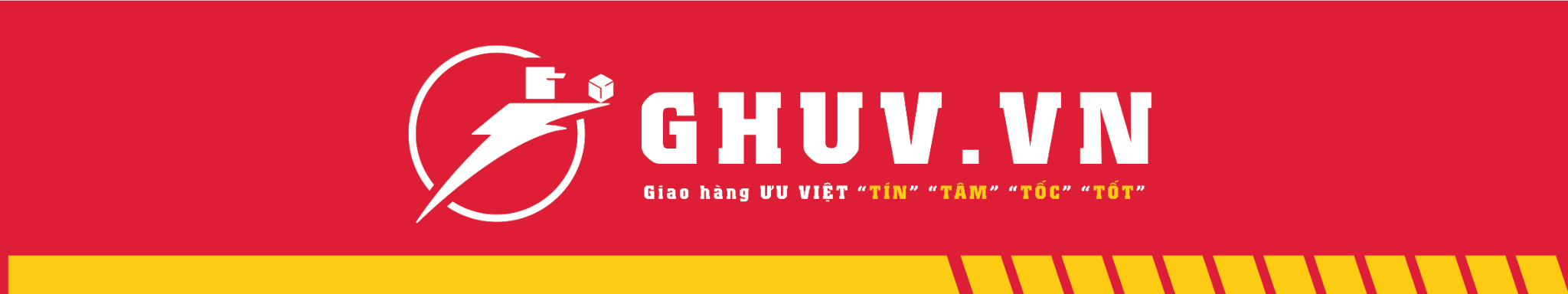 Logo và khẩu hiệu Giao hàng Ưu Việt Express